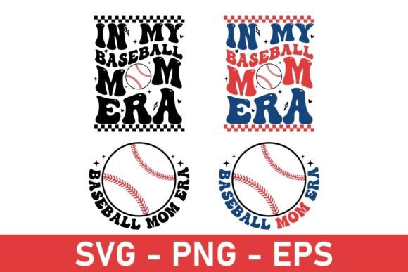 Baseball Mom Era SVG: Graphics for Crafts & Brands