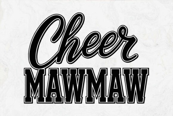 Cheer Mawmaw & Coach SVG: Graphics for Crafts