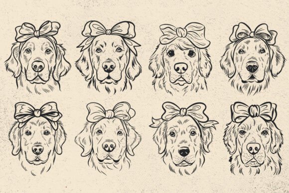 Golden Retriever SVG and Bandana Design Review