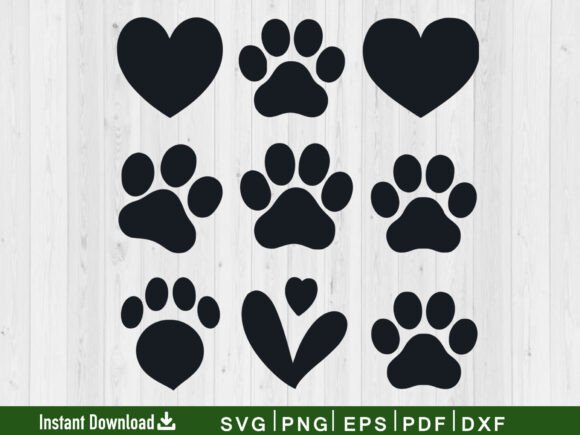 Heart Paw SVG Bundle: Crafts & Graphics Review