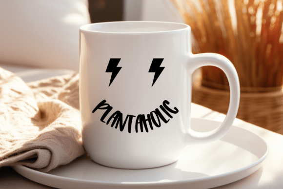Plantaholic SVG: Retro Graphics for Crafts & Blogs