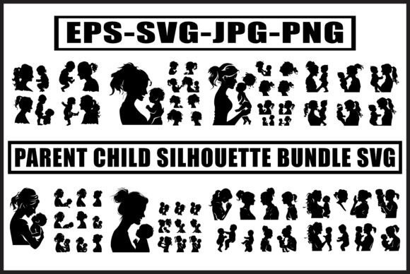 Pregnant Mom Baby Silhouettes Set: A Designer's Review