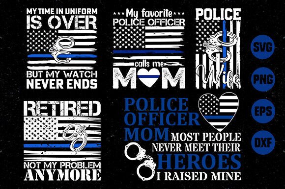 Review: 16 Files Police Svg Bundle for Embroidery