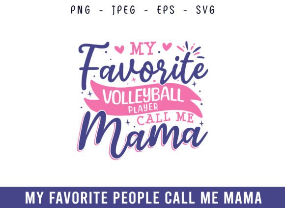 Volleyball Mama Graphics for Crafts and Blogs